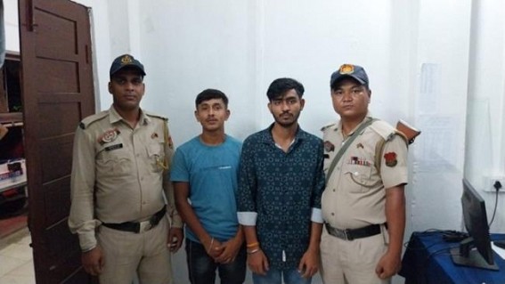 Khowai Police Detained Two Bangladeshi Illegal Migrants Khowai Police Detained Two Bangladeshi Illegal Migrants